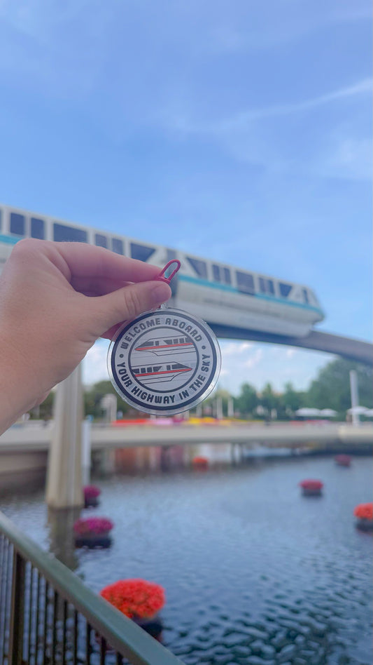 All Aboard Keychain