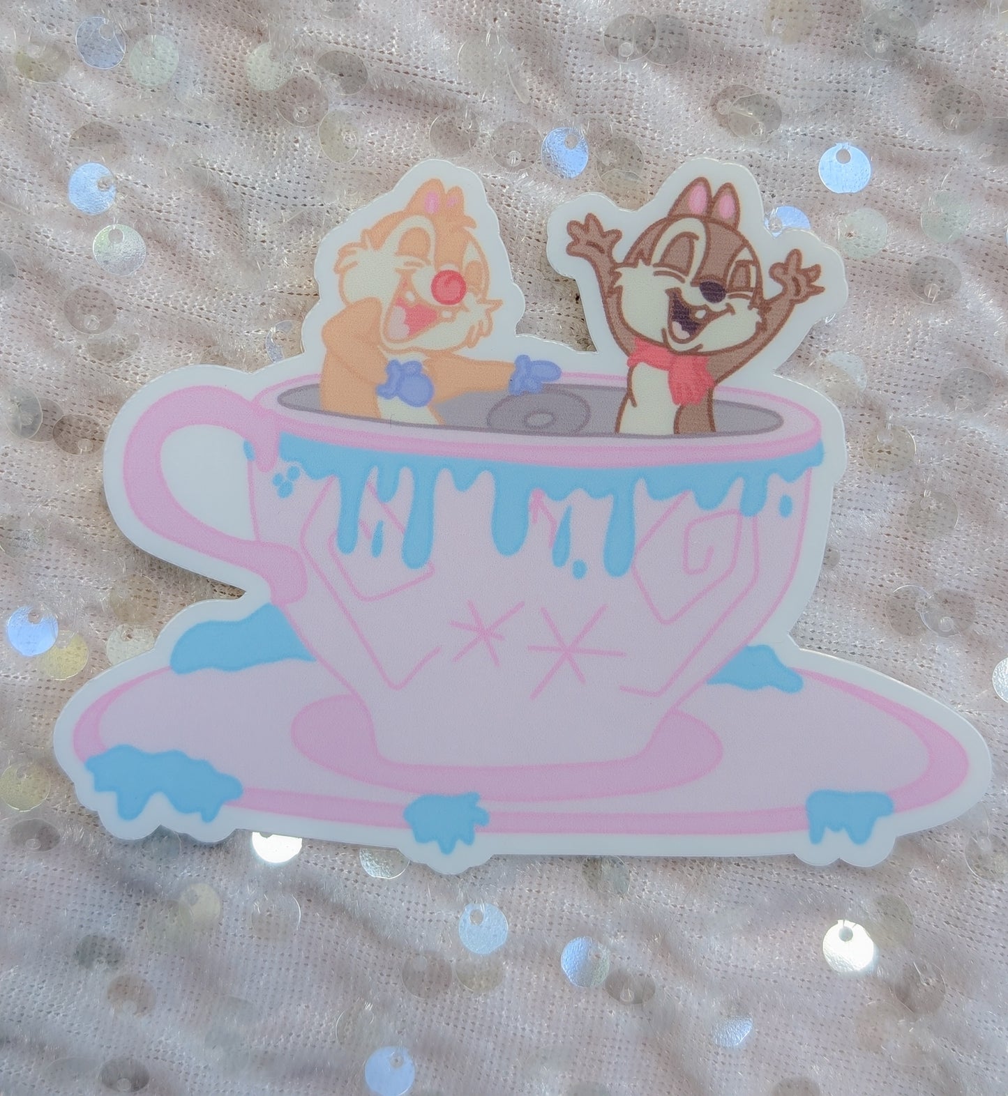 Better Together Spinning Cup Sticker