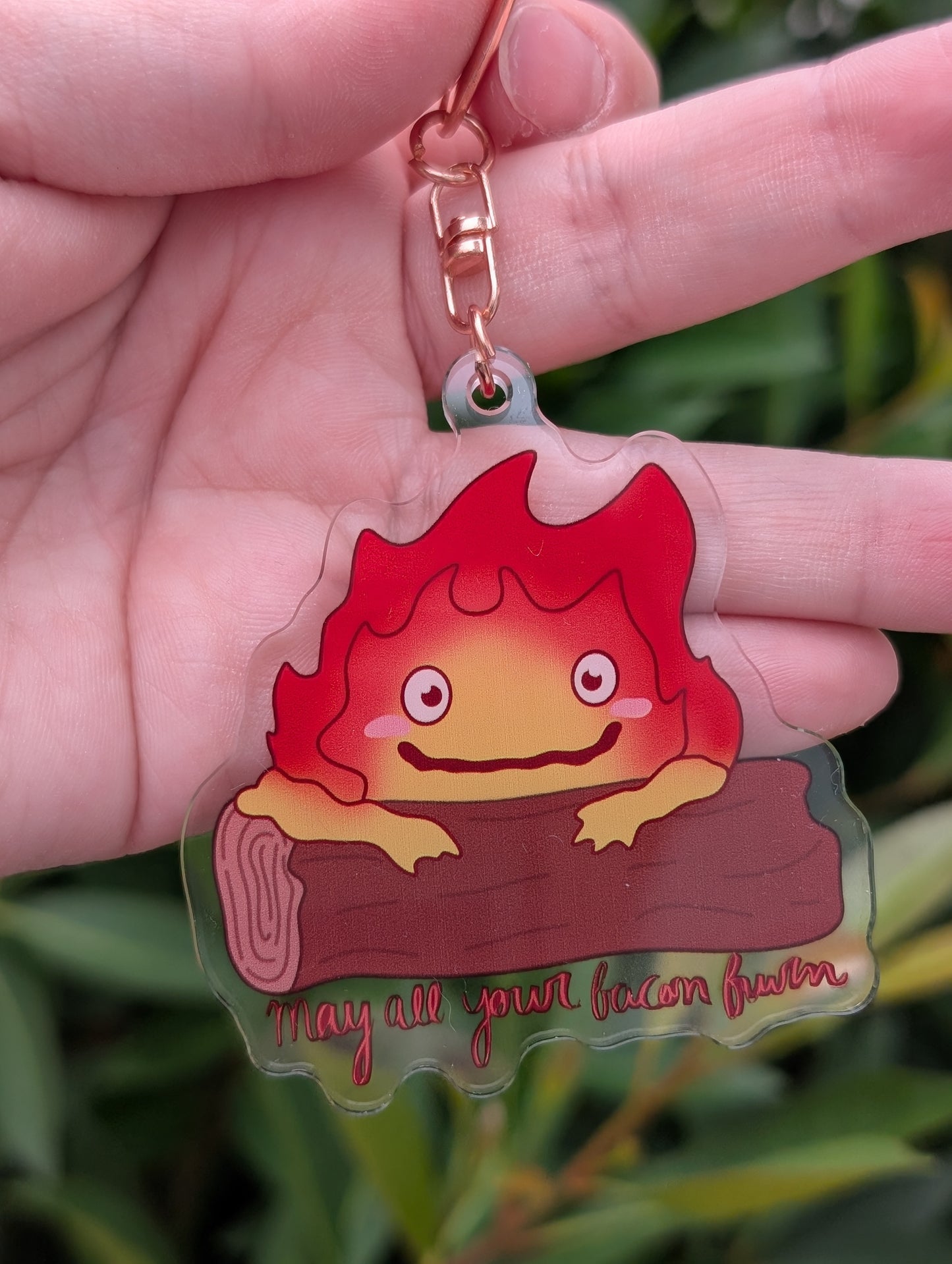 Calcifer Keychain