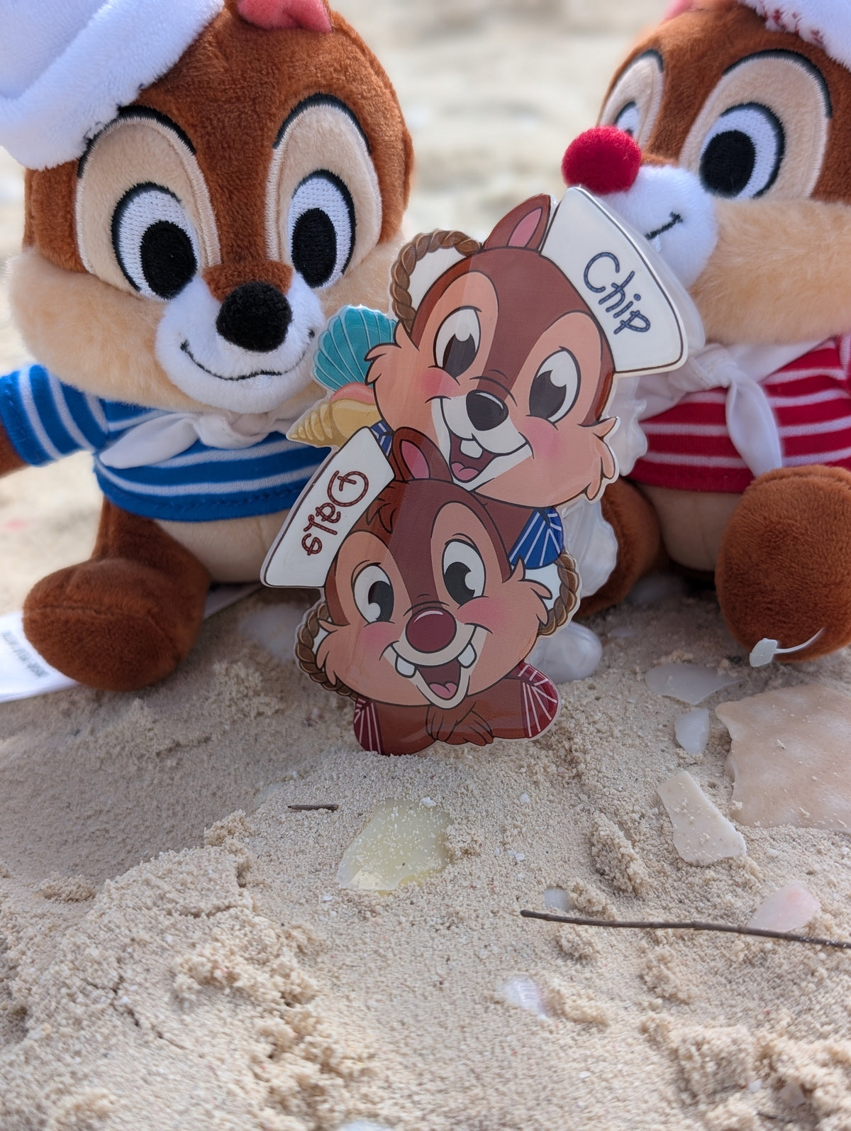 Sailor Chipmunks Claw Clip