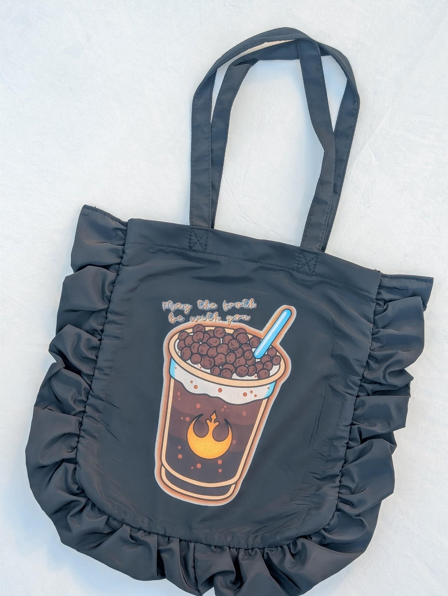 May the Froth be with you Ruffle Tote