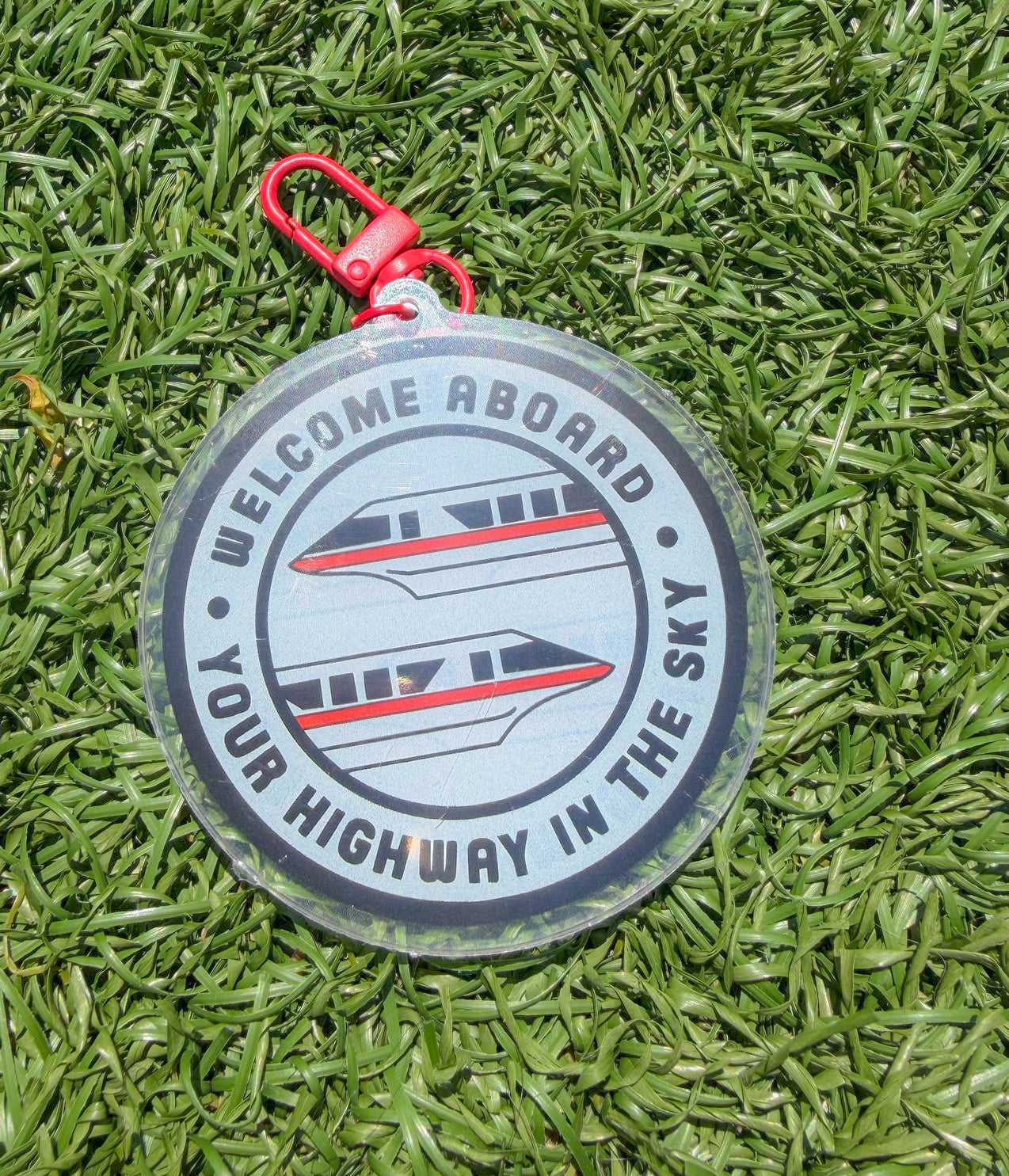All Aboard Keychain