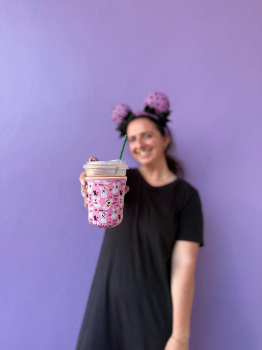 Cute and Creepy 16 oz cup sleeve