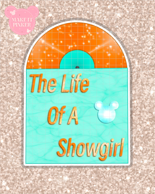 Showgirl Vinyl Sticker