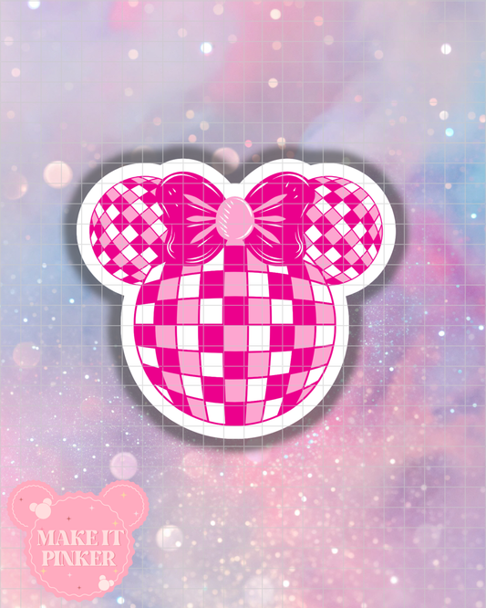 Mouse Disco Ball Sticker