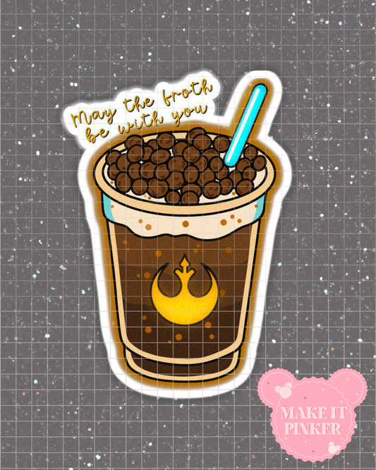 May the Froth be with you Sticker