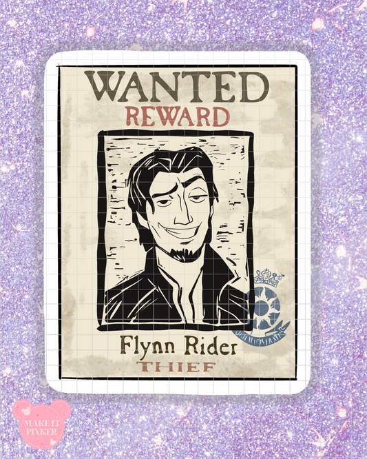 The Smolder Wanted Poster Sticker