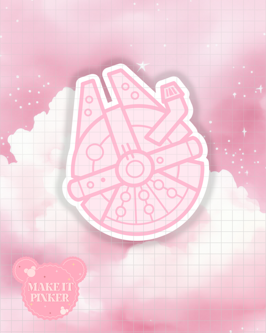 Pink Falcon Sticker