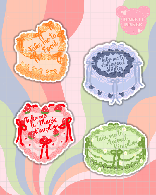Take me to the Magic Cake Stickers