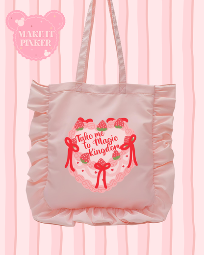 Magic Kingdom Cake Ruffle Tote