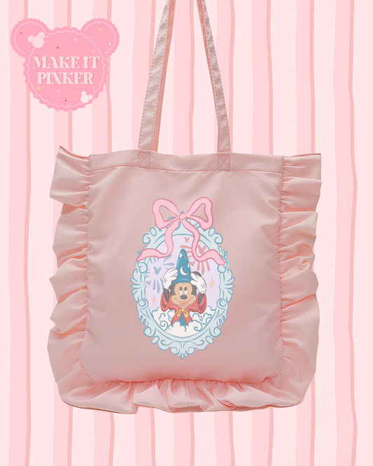 Pink Sorcerer Ruffle Tote