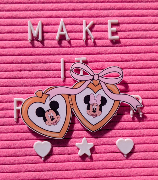 Keep You in my Locket Sticker