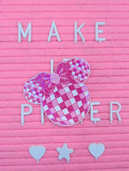 Mouse Disco Ball Sticker