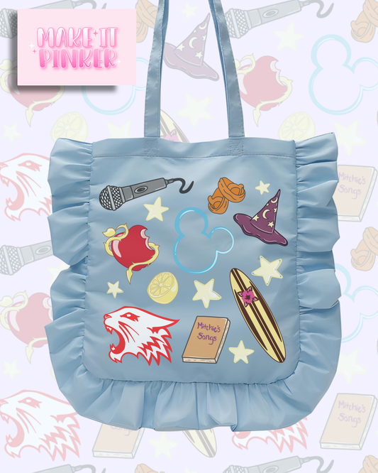 Totally 2000s Blue Ruffle Tote