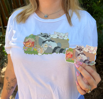 Park Pals Cropped Flowy Tee