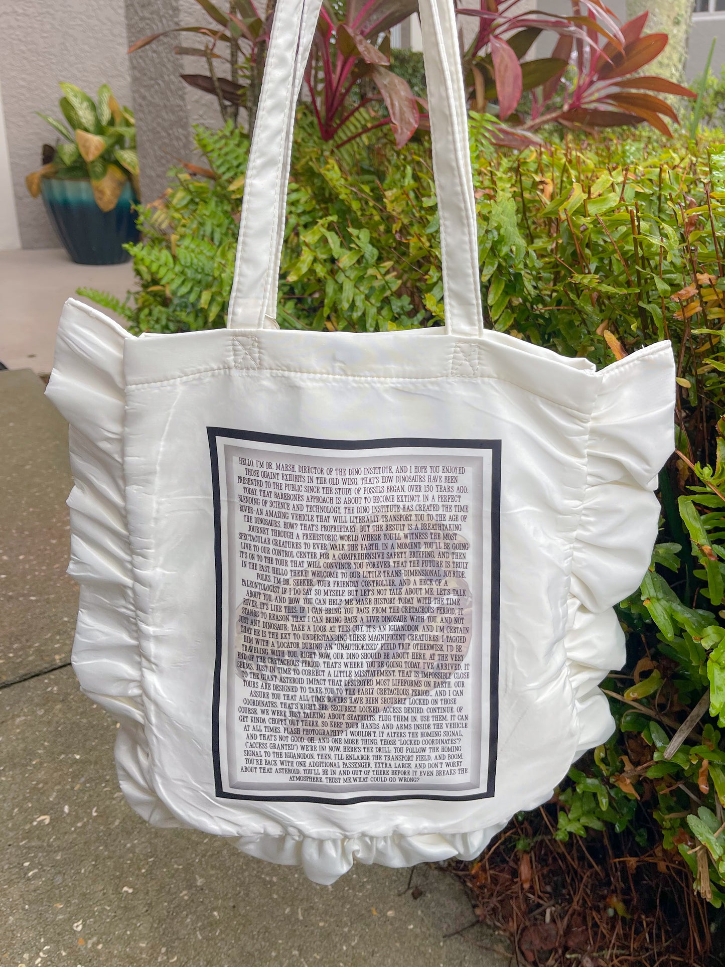 Dino Script Tote