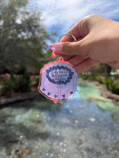 Hollywood Studios Cake Keychain