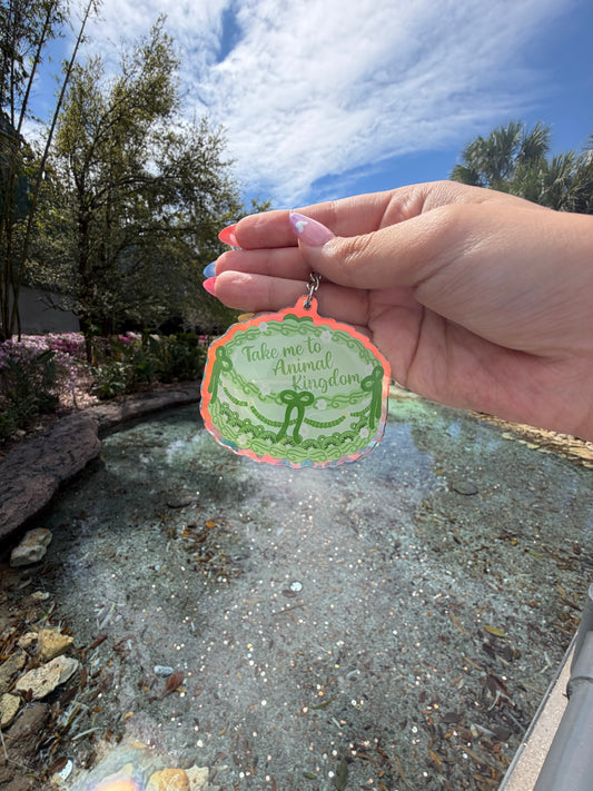Animal Kingdom Cake Keychain