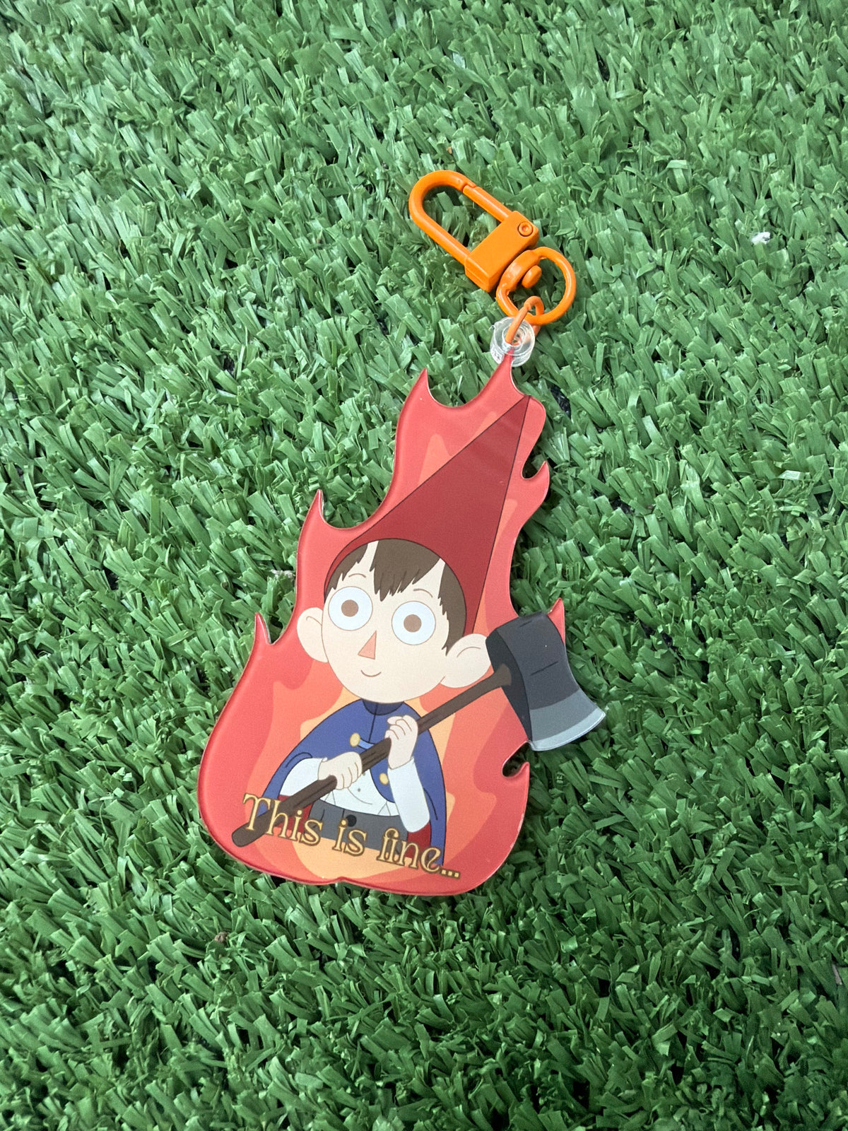 Wirt "This is fine" Keychain