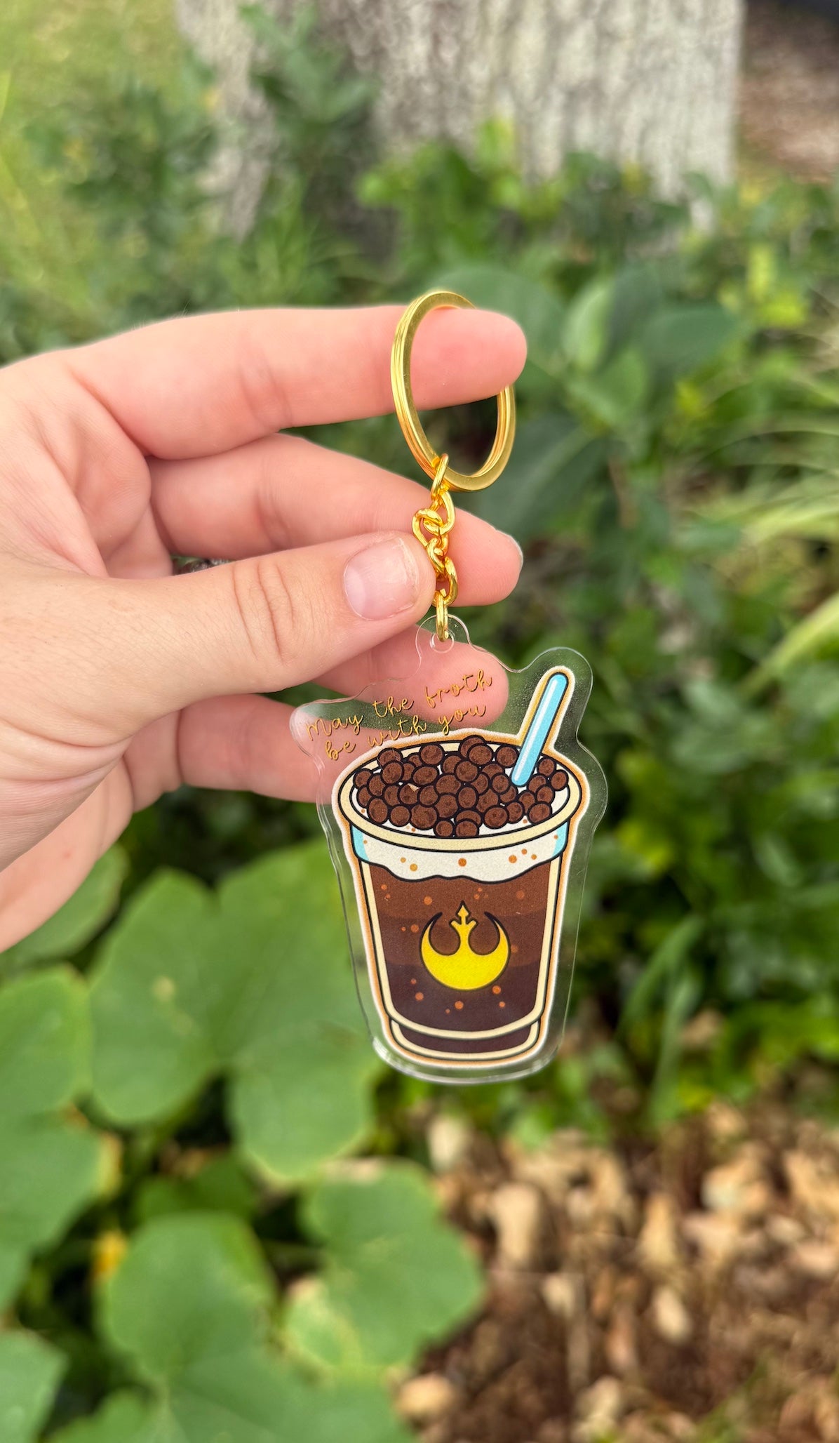 May the Froth be with you Keychain