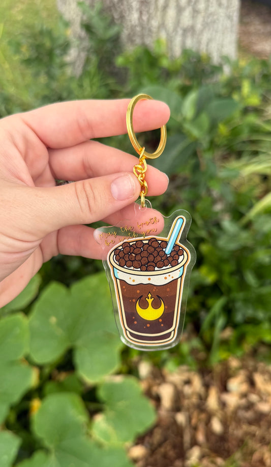 May the Froth be with you Keychain