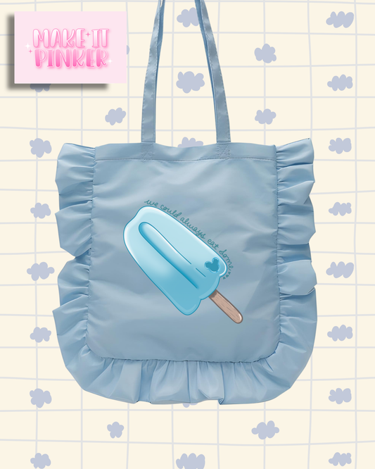 Sea Salt Ice Cream Ruffle Tote