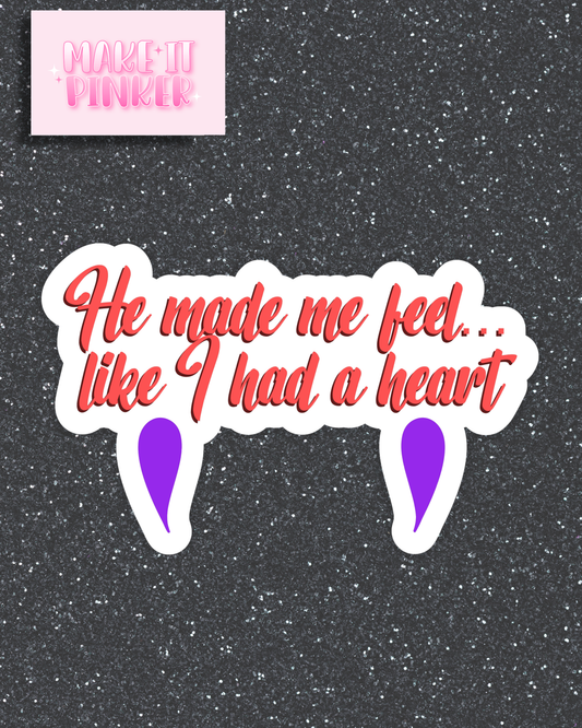Had A Heart Sticker