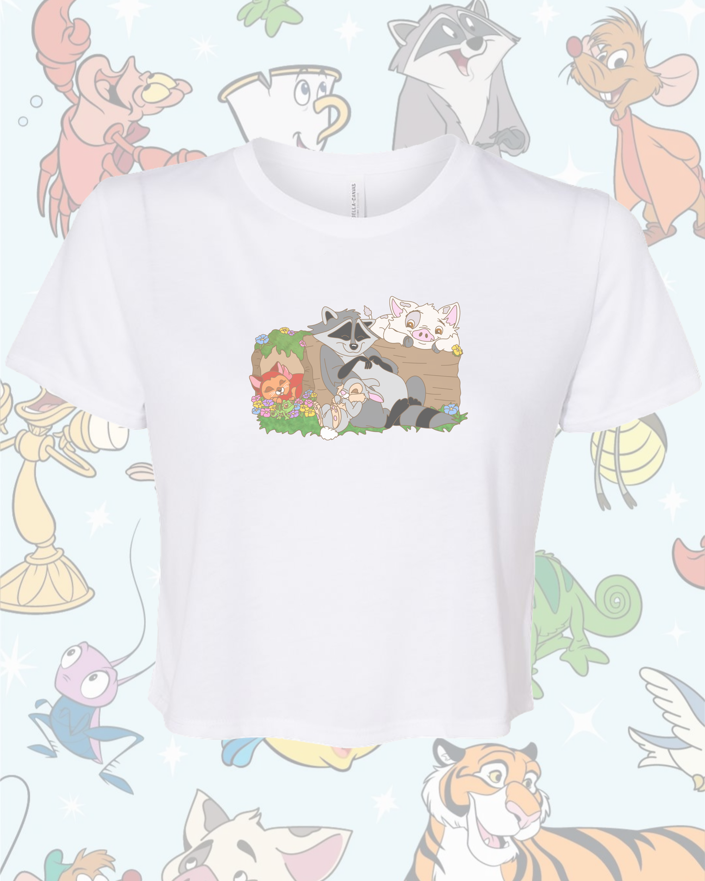 Park Pals Cropped Flowy Tee