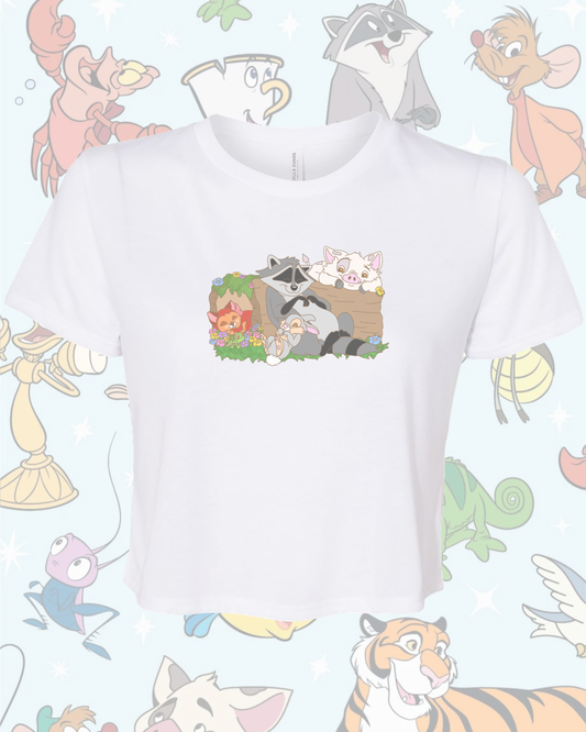 Park Pals Cropped Flowy Tee