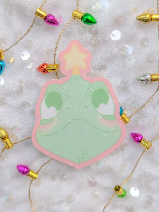 Tangled in Lights Sticker