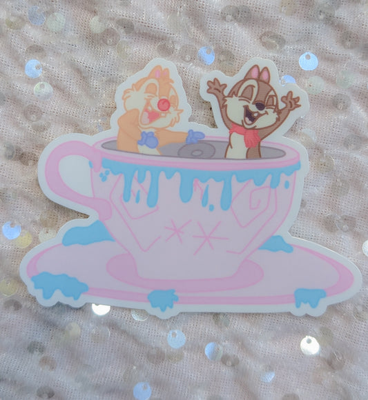 Better Together Spinning Cup Sticker