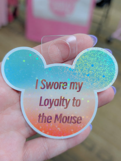 Loyalty Mouse Sticker