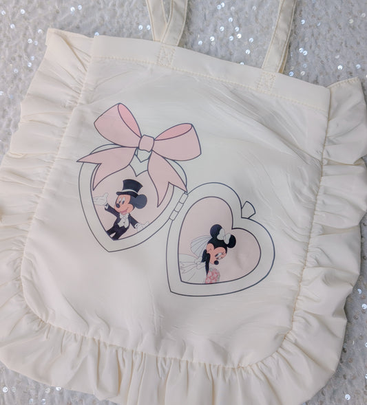 I Do Mouse Lockey Ruffle Tote