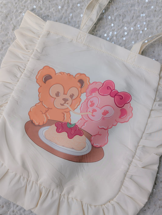Spaghetti Date Duffy Ruffle Tote