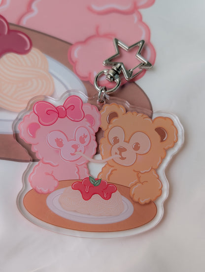 Spaghetti Date Duffy Keychain