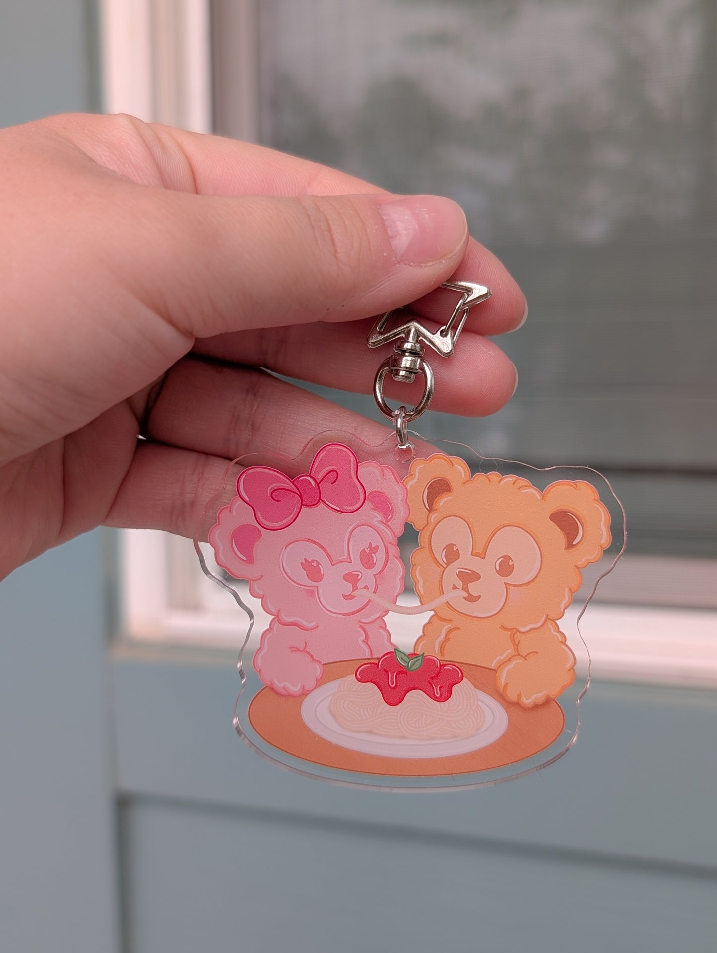 Spaghetti Date Duffy Keychain