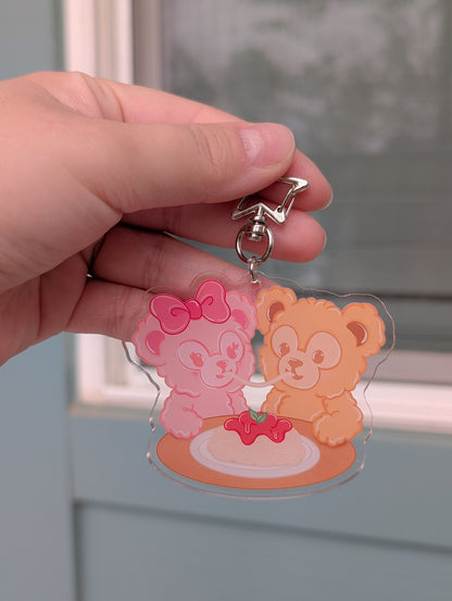 Spaghetti Date Duffy Keychain