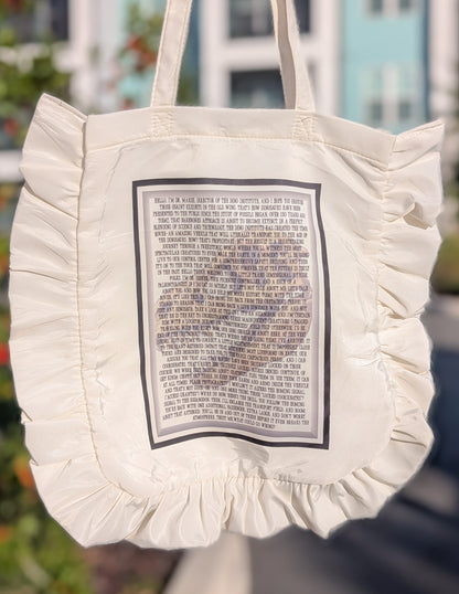 Dino Script Tote
