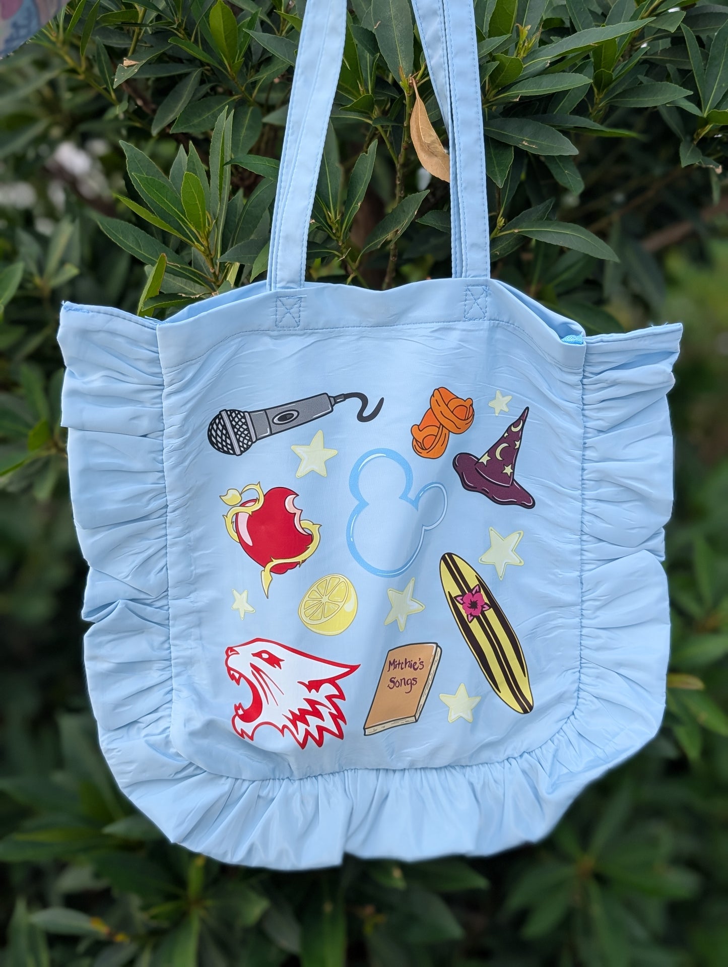 Totally 2000s Blue Ruffle Tote