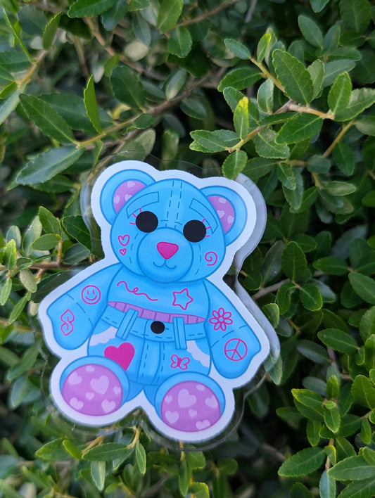 Doodles Acrylic Pin