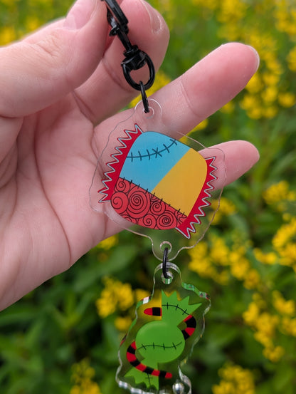 Trick or Treat Candy Keychain