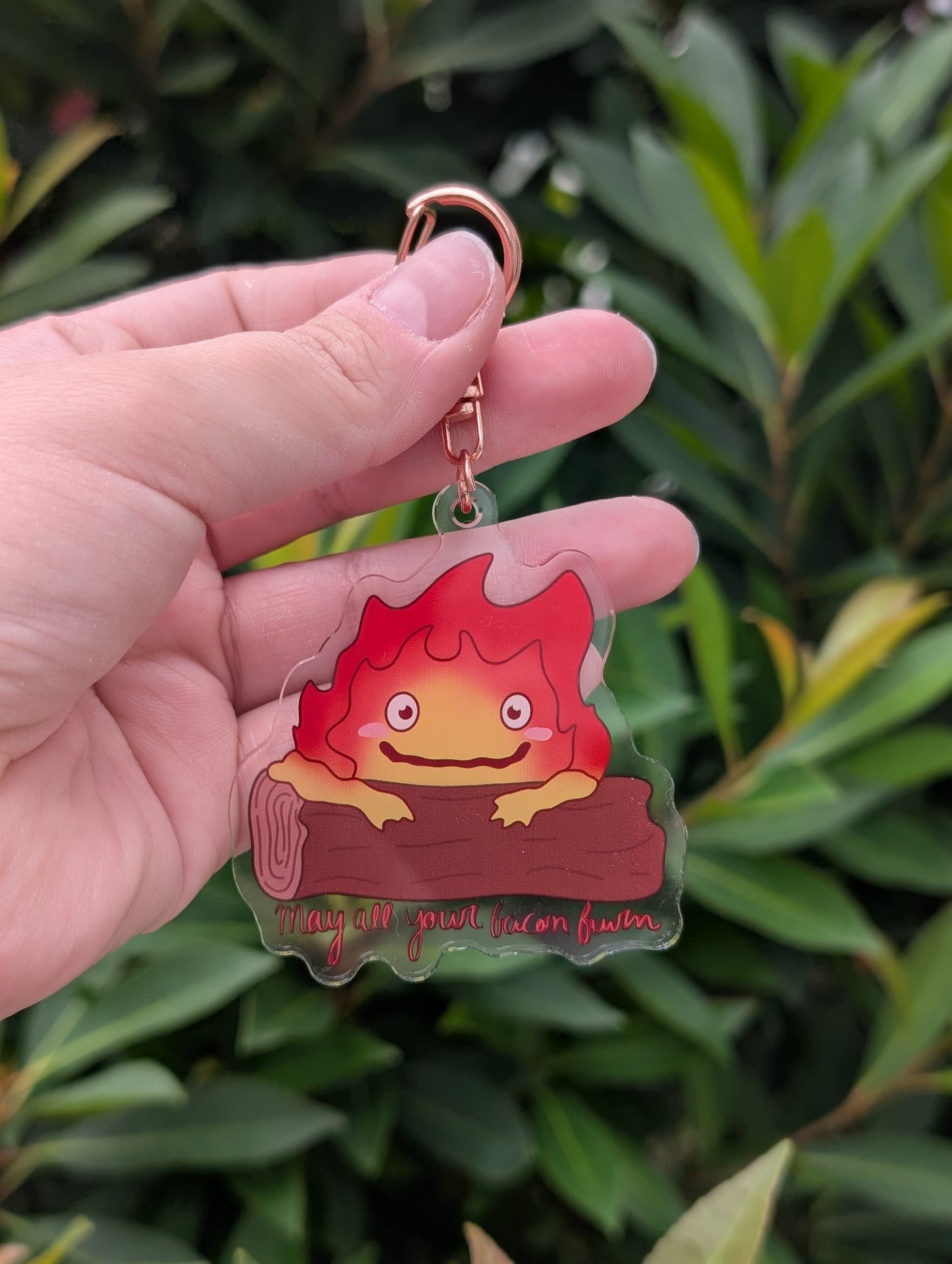 Calcifer Keychain