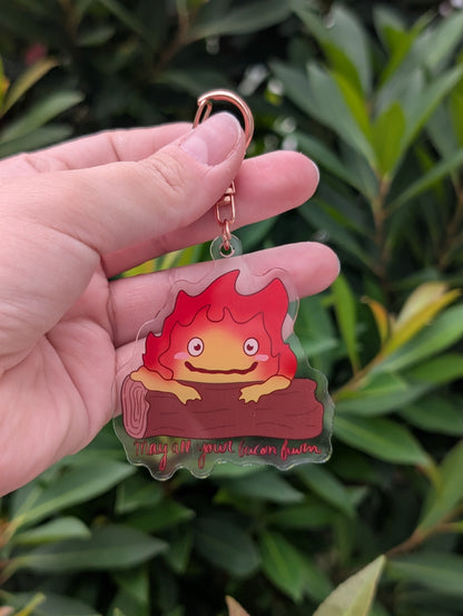 Calcifer Keychain