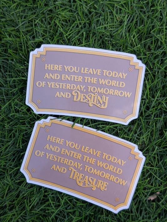 Here You Love Today... Door Magnets