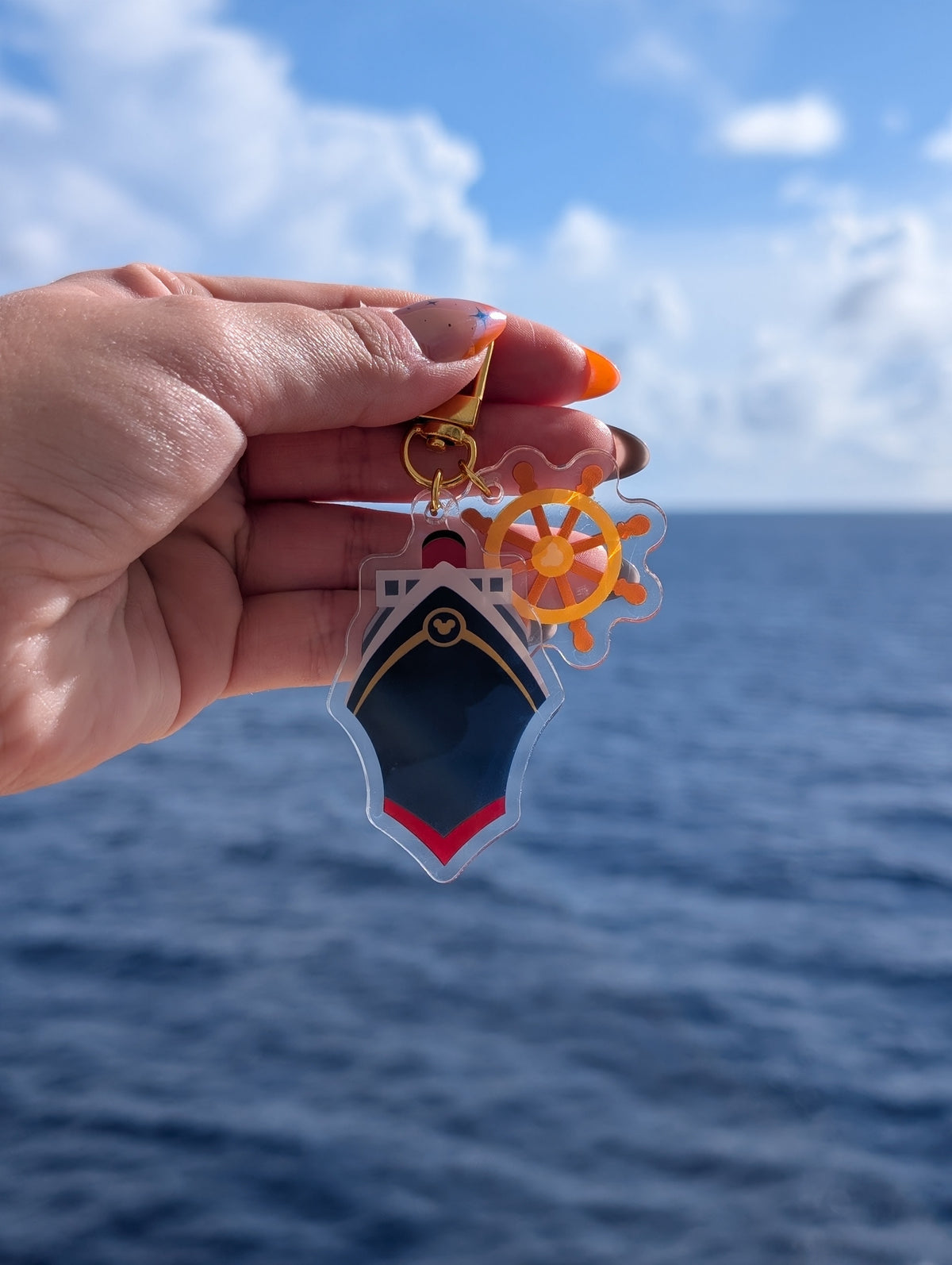 Let's Set Sail Keychain