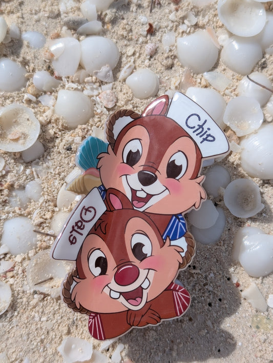 Sailor Chipmunks Claw Clip