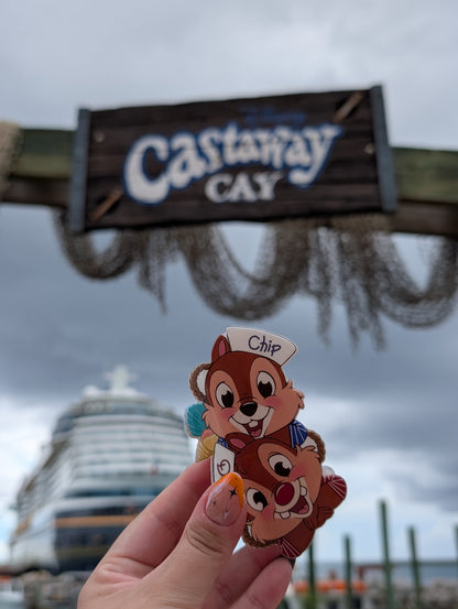 Sailor Chipmunks Claw Clip