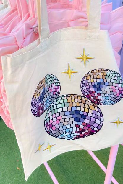 Mirrorball Canvas Tote