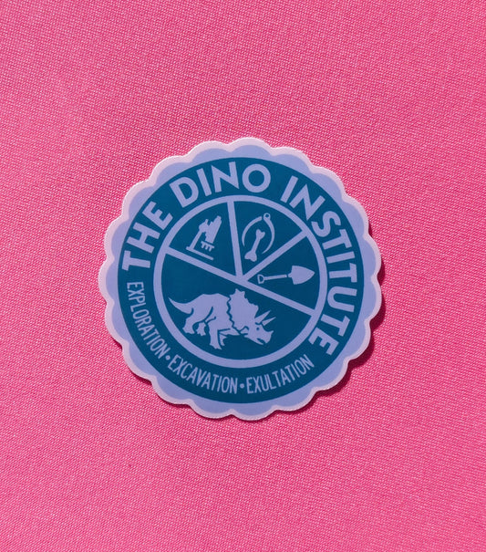 Dino Institute Sticker