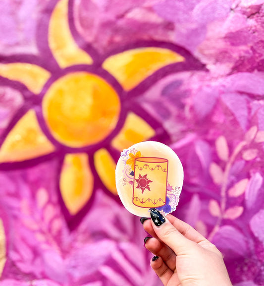 Floating Lantern Sticker